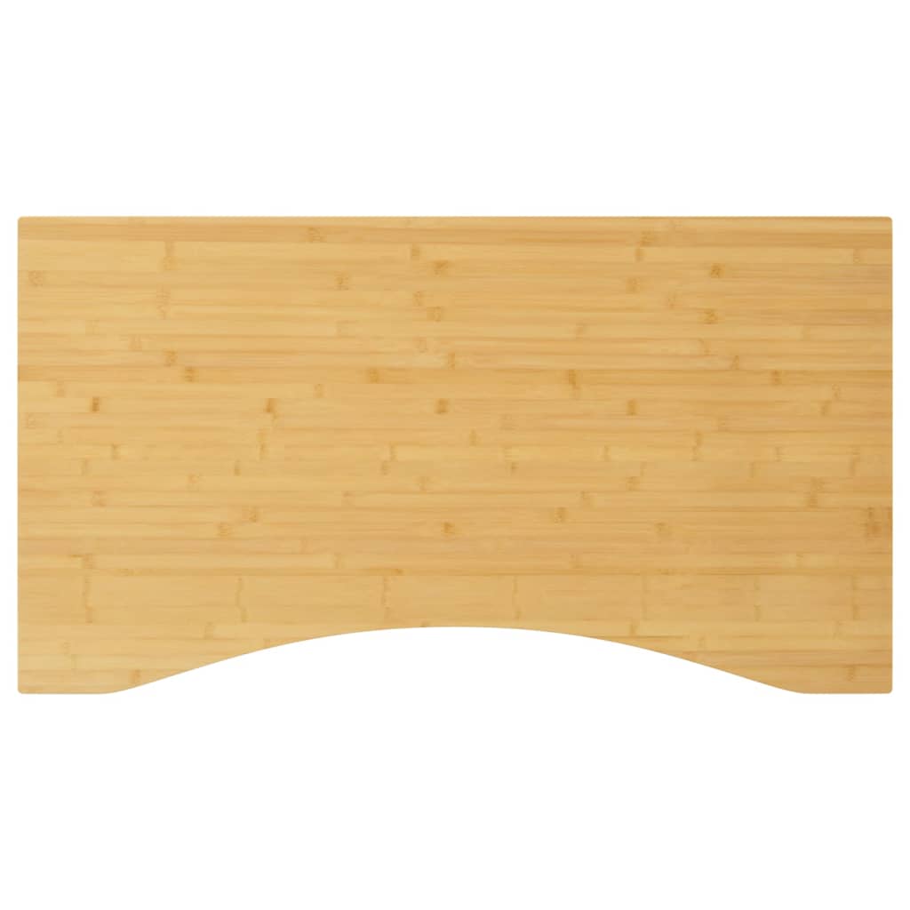 vidaXL bordplade til skrivebord 100x60x2,5 cm bambus