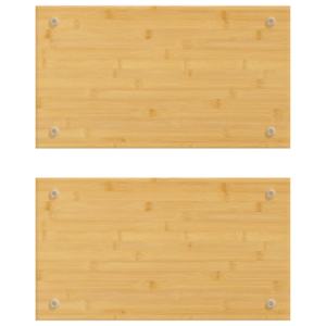 Krycí desky na sporák 2 ks 50 x 28 x 1,5 cm bambus - obrázek 2