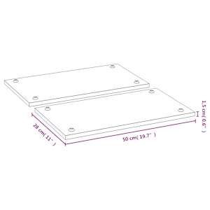 Krycí desky na sporák 2 ks 50 x 28 x 1,5 cm bambus - obrázek 4