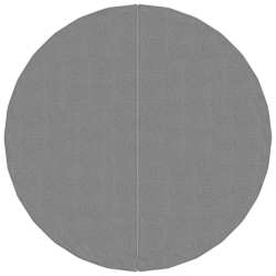 vidaXL Pool-Bodentuch Hellgrau &Oslash;244 cm Polyester Geotextil