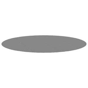 Podložka pod bazén světle šedá Ø428 cm polyesterová geotextilie - obrázek 2
