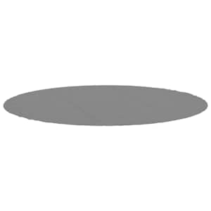 Podložka pod bazén světle šedá Ø396 cm polyesterová geotextilie - obrázek 2