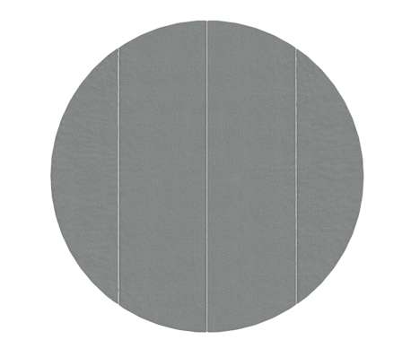 vidaXL Tapiz de suelo piscina geotextil de poli&eacute;ster gris claro &Oslash;458cm