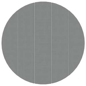 Podložka pod bazén světle šedá Ø550 cm polyesterová geotextilie - obrázek 3