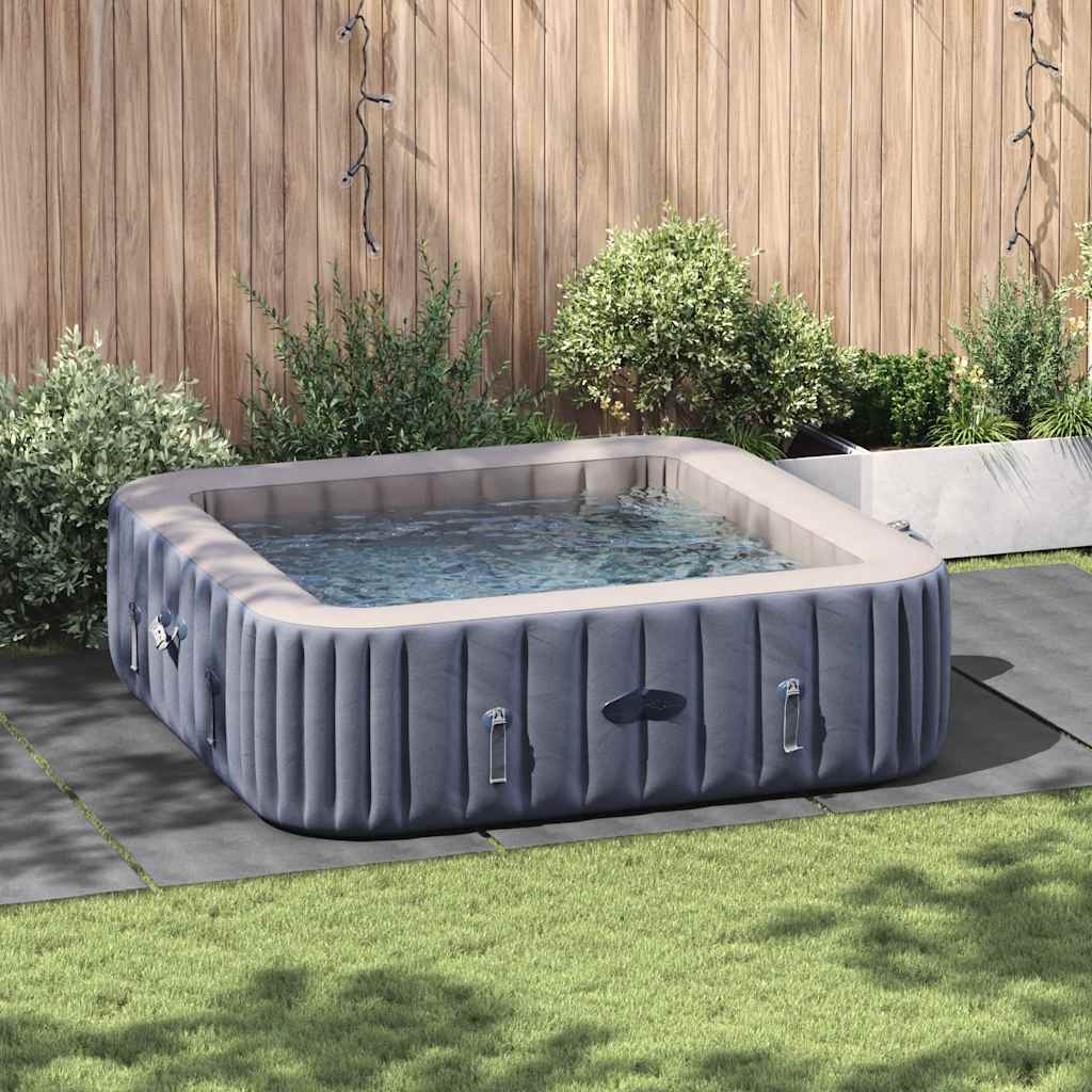 Tapiz de Suelo para Piscina Alfombra Geotextil Poliéster Gris Claro vidaXL