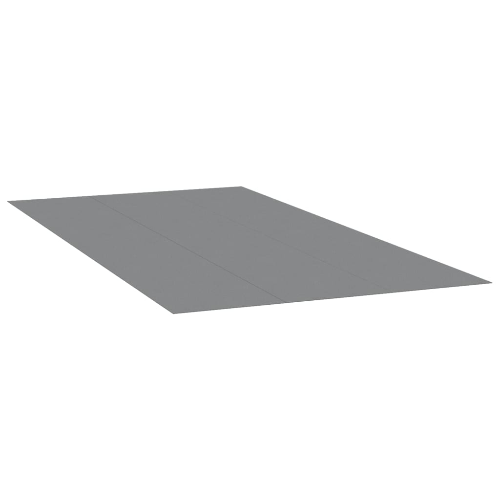 vidaXL világosszürke poliészter geotextília medencealátét 640 x 321 cm