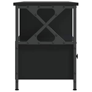 TV skříňka černá 102 x 33 x 45 cm kompozitní dřevo a železo - obrázek 7