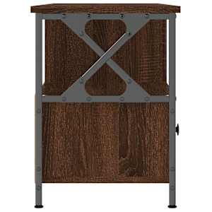TV skříňka hnědý dub 102 x 33 x 45 cm kompozitní dřevo a železo - obrázek 7