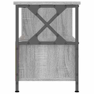 TV skříňka šedá sonoma 90x33x45 cm kompozitní dřevo a železo - obrázek 7