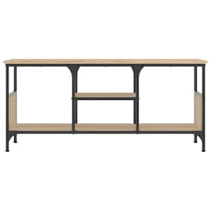 TV skříňka dub sonoma 100x35x45 cm kompozitní dřevo a železo - obrázek 4