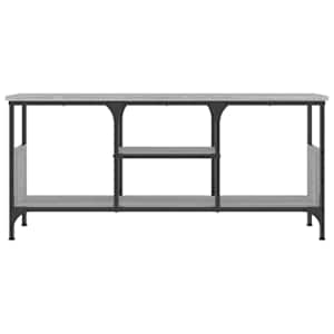 TV skříňka šedá sonoma 100x35x45 cm kompozitní dřevo a železo - obrázek 4
