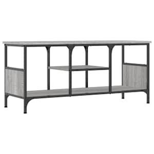 TV skříňka šedá sonoma 100x35x45 cm kompozitní dřevo a železo - obrázek 6