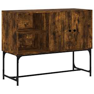 Příborník kouřový dub 100 x 40 x 79,5 cm kompozitní dřevo - obrázek 2