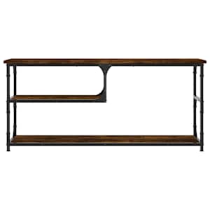 TV skříňka kouřový dub 103x38x46,5 cm kompozitní dřevo a ocel - obrázek 4