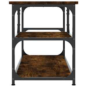 TV skříňka kouřový dub 103x38x46,5 cm kompozitní dřevo a ocel - obrázek 5