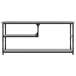 TV skříňka šedá sonoma 103x38x46,5 cm kompozitní dřevo a ocel - obrázek 4