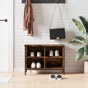 Omarica za čevlje dimljeni hrast 69x35x50 cm inženirski les