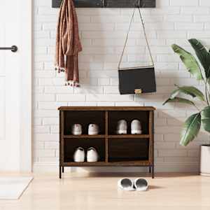 Omarica za čevlje rjavi hrast 69x35x50 cm inženirski les