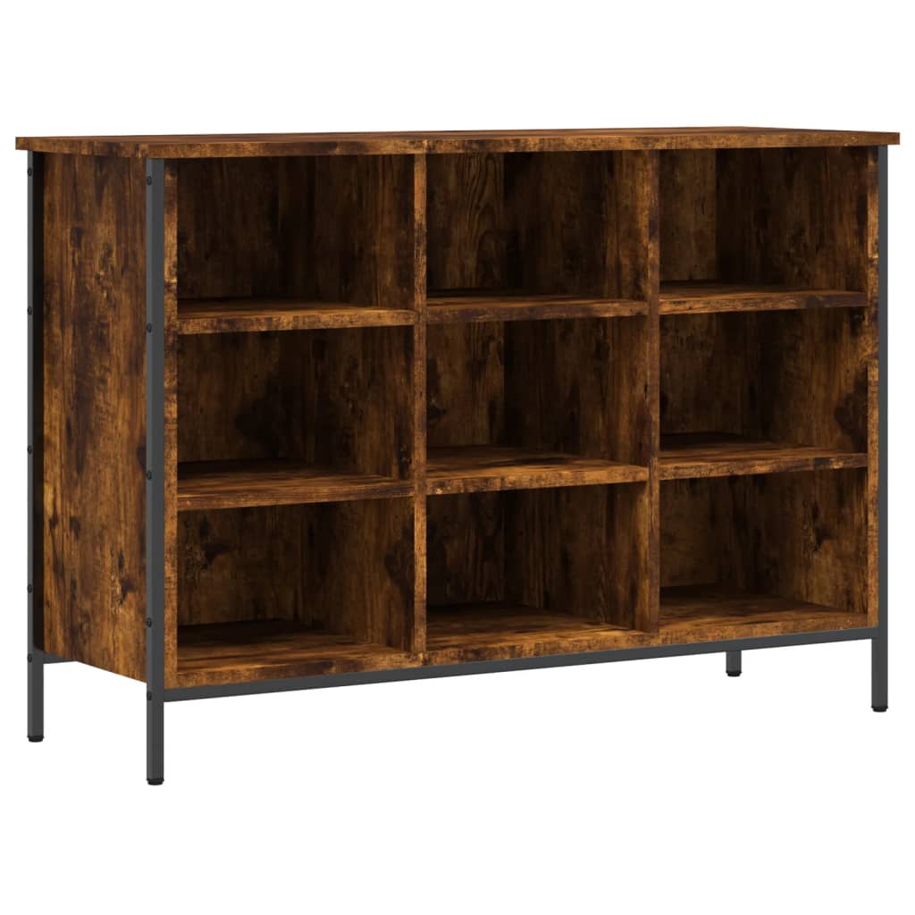 vidaXL Botník kouřový dub 100 x 35 x 70 cm kompozitní dřevo