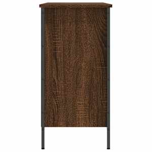 Botník hnědý dub 100 x 35 x 70 cm kompozitní dřevo - obrázek 5