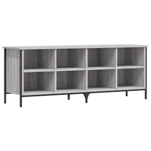 vidaXL jalatsikapp, hall Sonoma tamm, 131 x 35 x 50 cm, tehispuit