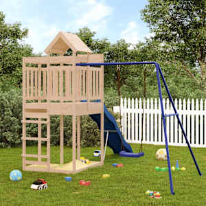 Zunanje igralo trdna borovina