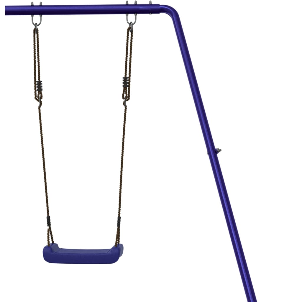 Swing Set Outdoor Backyard Wooden Playground Equipment for Kids Age 3-8 vidaXL - Picture 9 of 20