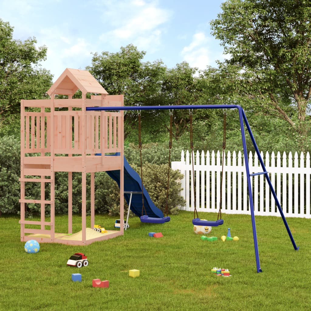 vida XL Spielturm Massivholz Douglasie