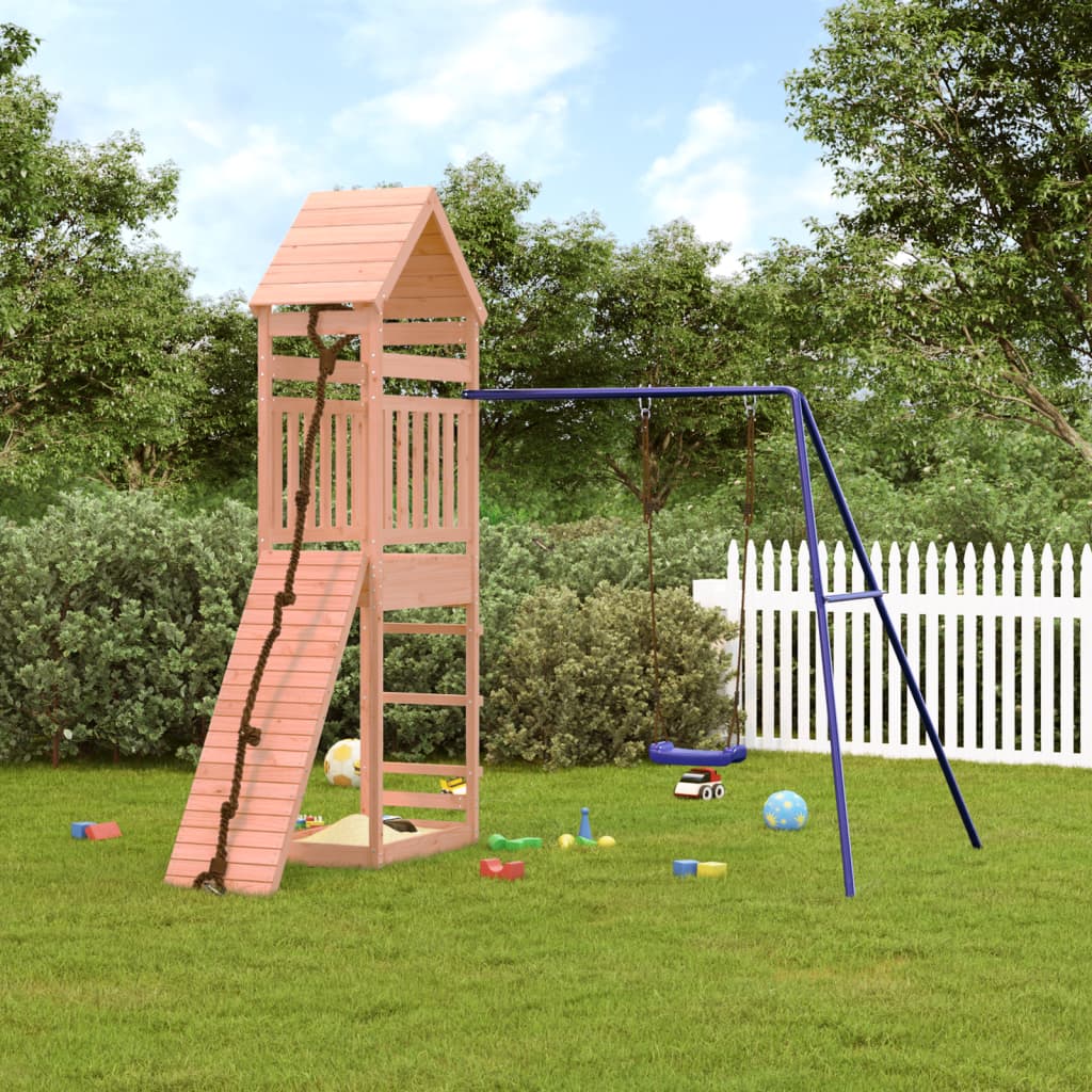 vida XL Spielturm Massivholz Douglasie