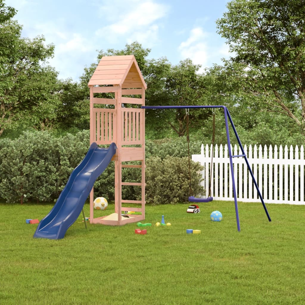 vida XL Spielturm Massivholz Douglasie