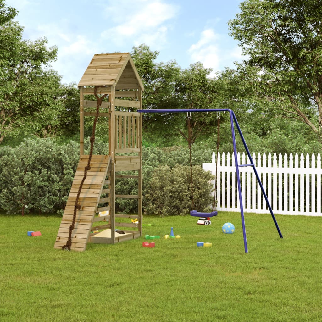 vida XL Spielturm Imprägniertes Kiefernholz