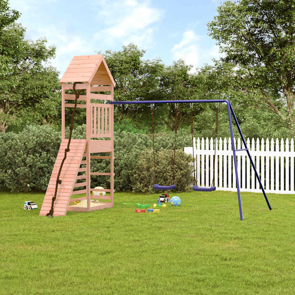vida XL Spielturm Massivholz Douglasie
