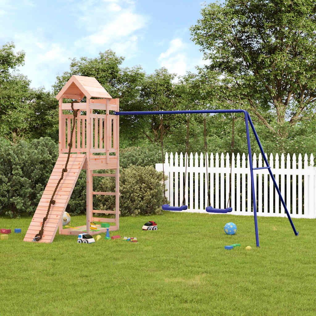 vida XL Spielturm Massivholz Douglasie