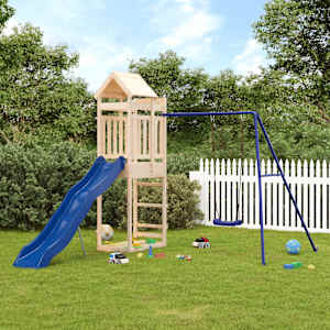 Zunanje igralo trdna borovina