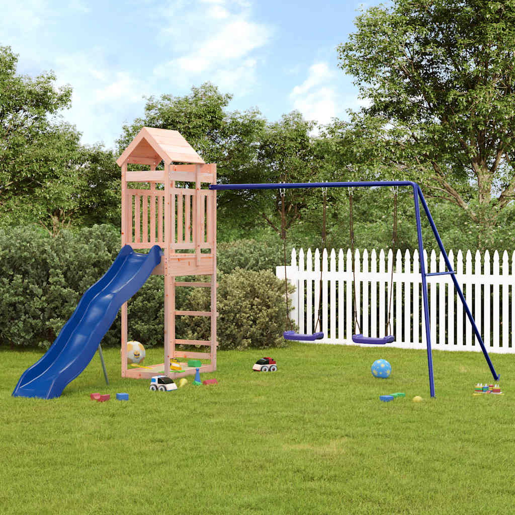 vida XL Spielturm Massivholz Douglasie