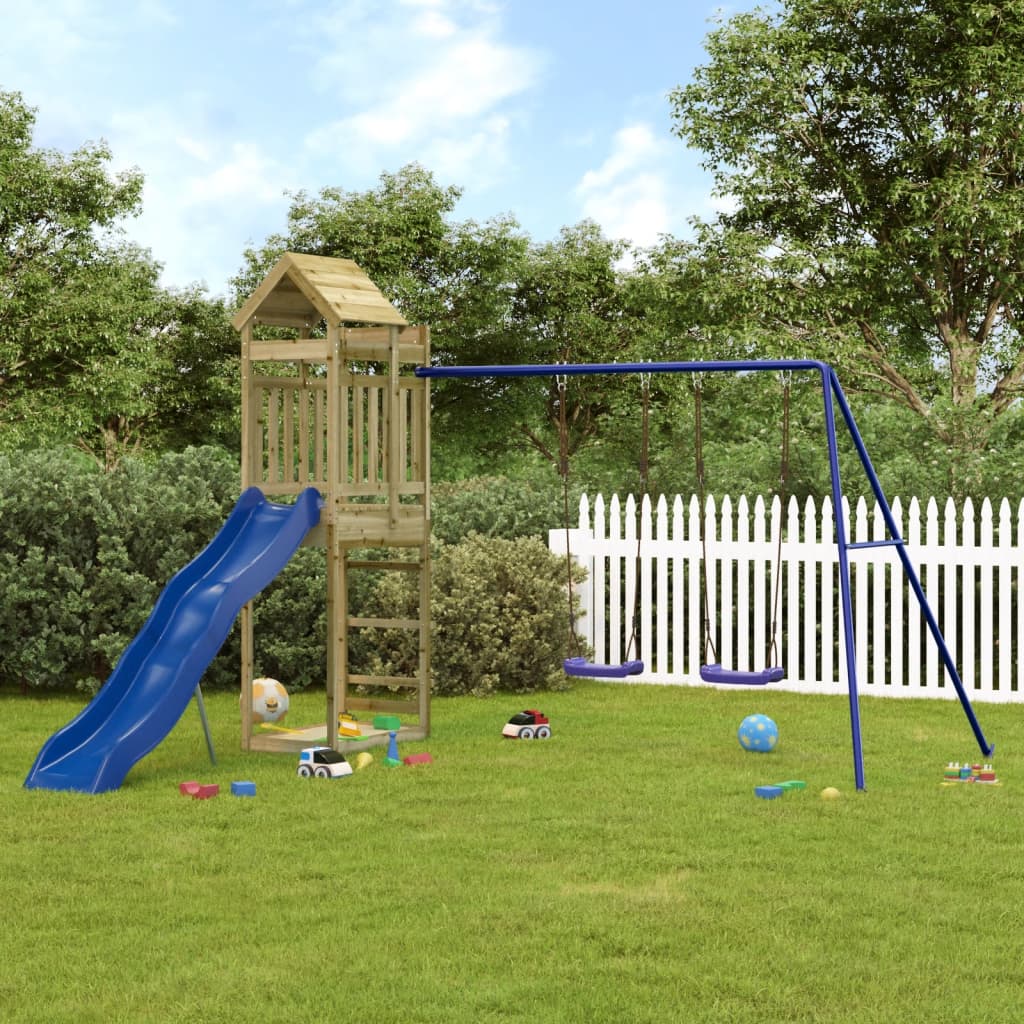 vida XL Spielturm Imprägniertes Kiefernholz
