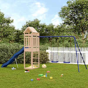 Zunanje igralo trdna borovina