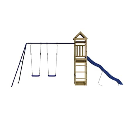 vidaXL Παιδική Χαρά Εξωτερικού Χώρου από Εμποτισμένο Ξύλο Πεύκου