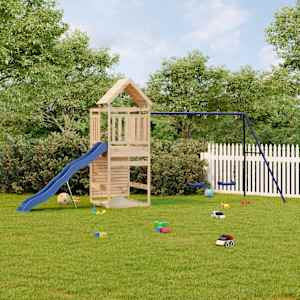 Zunanje igralo trdna borovina