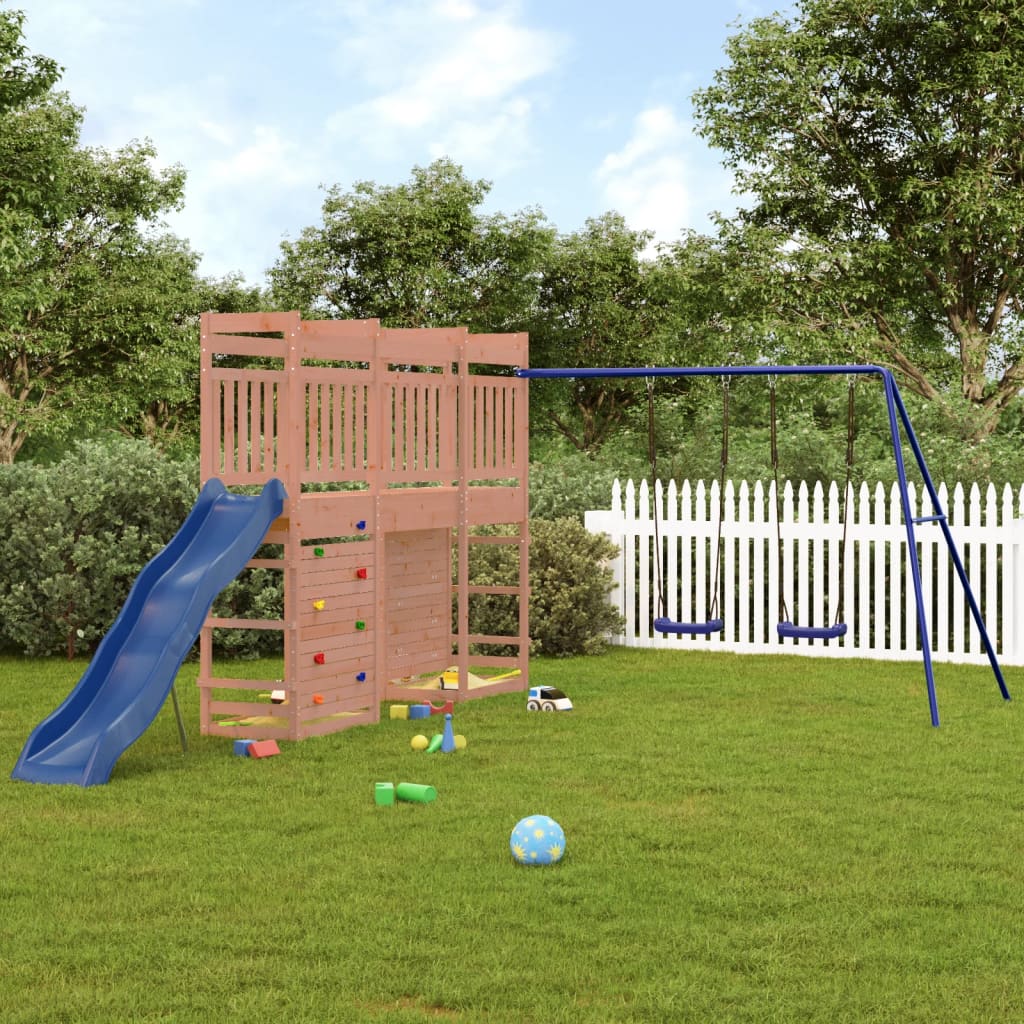 vida XL Spielturm Massivholz Douglasie