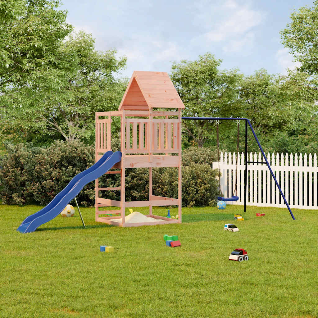 vida XL Spielturm Massivholz Douglasie