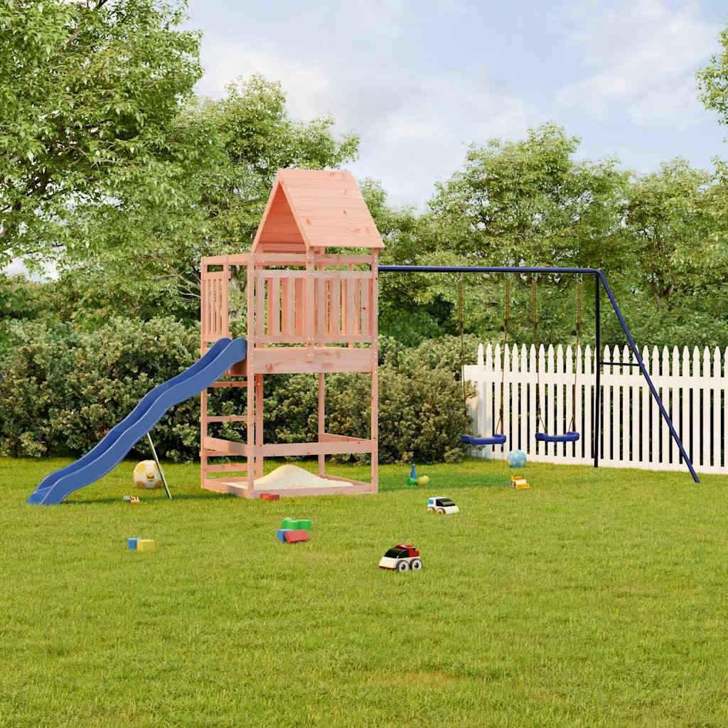 vida XL Spielturm Massivholz Douglasie