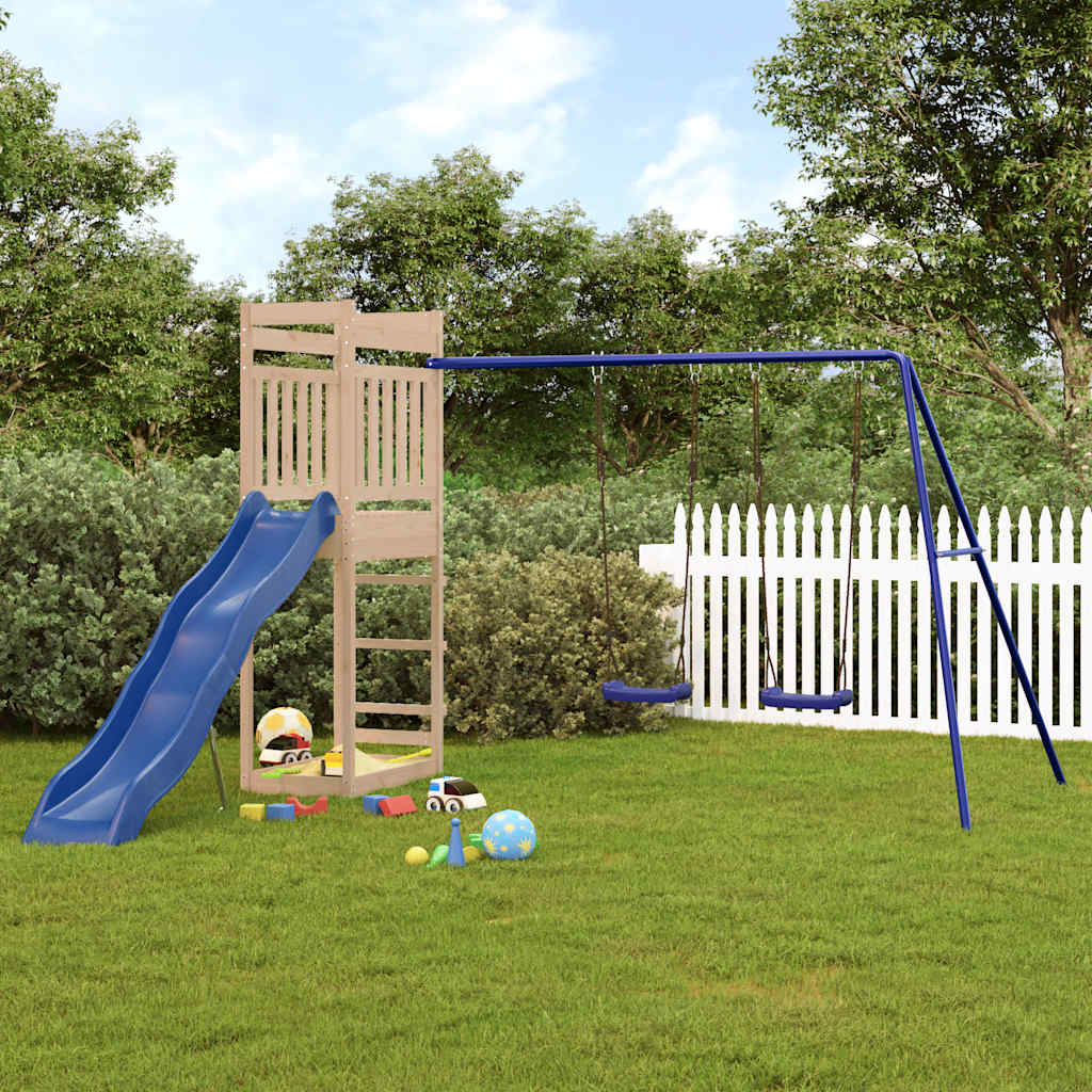 vida XL Spielturm Massivholz Kiefer