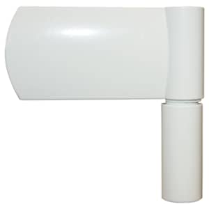Vchodové dveře bílé 100 x 200 cm hliník a PVC - obrázek 7