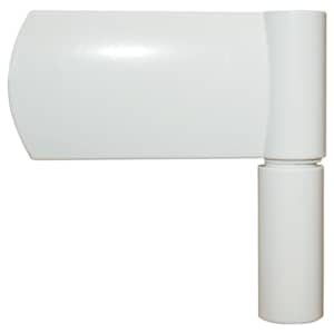 Vchodové dveře bílé 110 x 210 cm hliník a PVC - obrázek 7