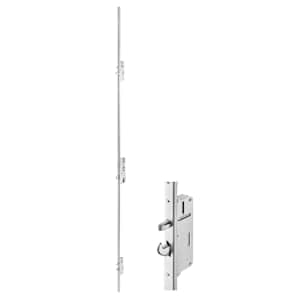 Vchodové dveře bílé 100 x 210 cm hliník a PVC - obrázek 7