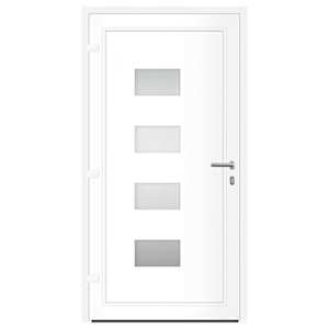 Vchodové dveře antracitové 110 x 210 cm hliník a PVC - obrázek 5