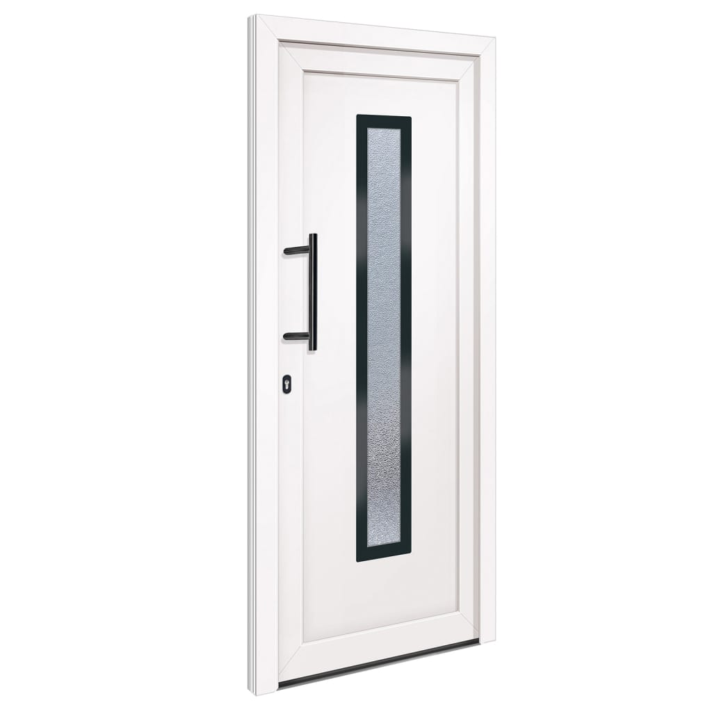 vidaXL Voordeur 108x200 cm PVC wit