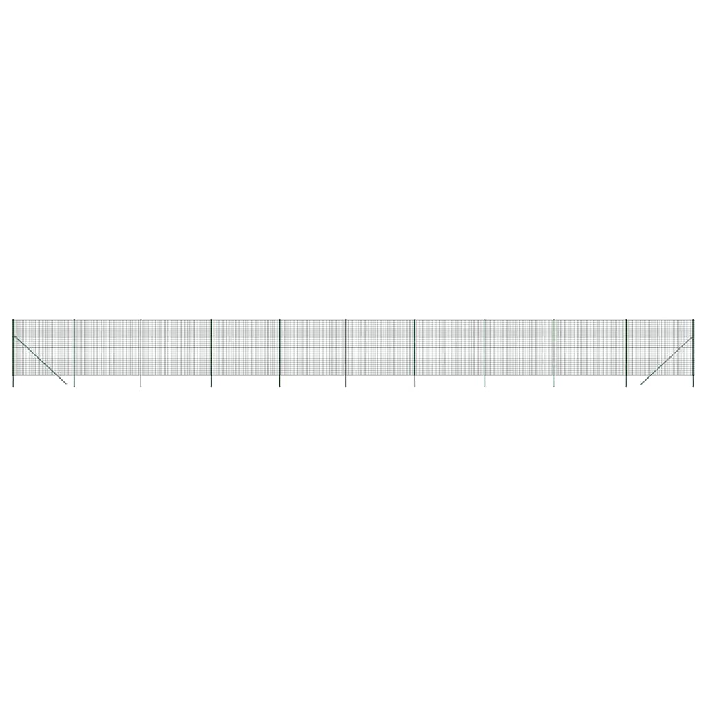 vidaXL Drátěné pletivo zelené 1,6 x 25 m pozinkovaná ocel
