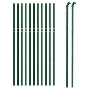 vidaXL Draadgaashek 0,8x25 m gegalvaniseerd staal groen
